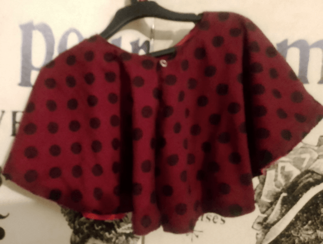 [Destockage proto] Cape "coccinelle du changement" enfant 2-6 ans Déguisement