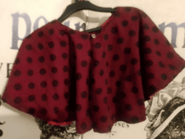 [Destockage proto] Cape &quot;coccinelle du changement&quot; enfant 2-6 ans Déguisement